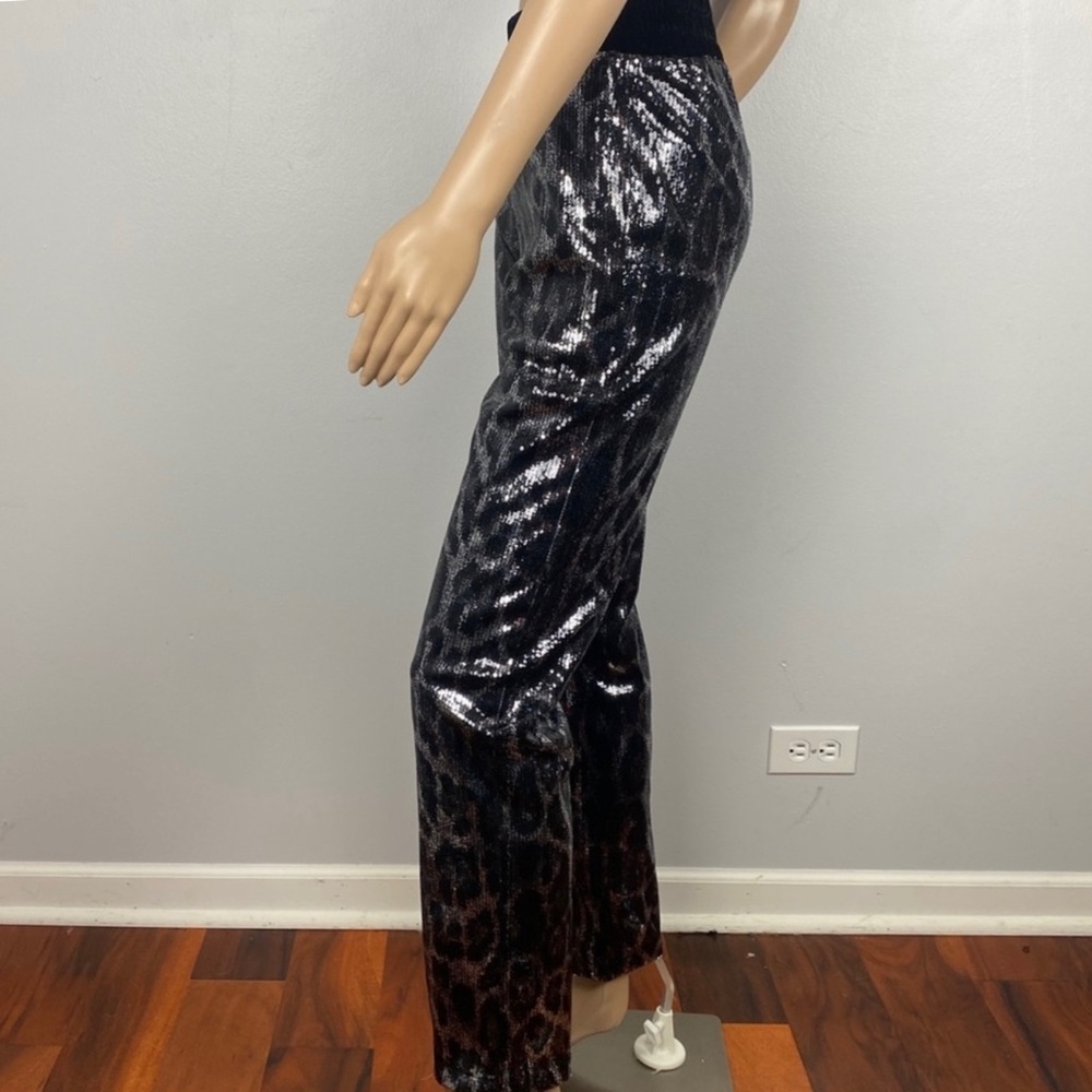 NEW RTA SEQUIN LEOPARD JOGGER PANTS - Picture 5 of 9